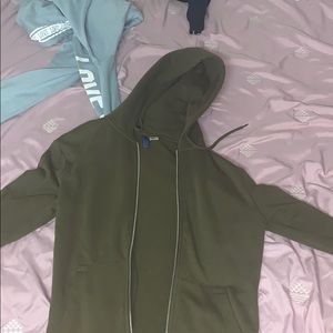 Divided zip up hoodie h and m
